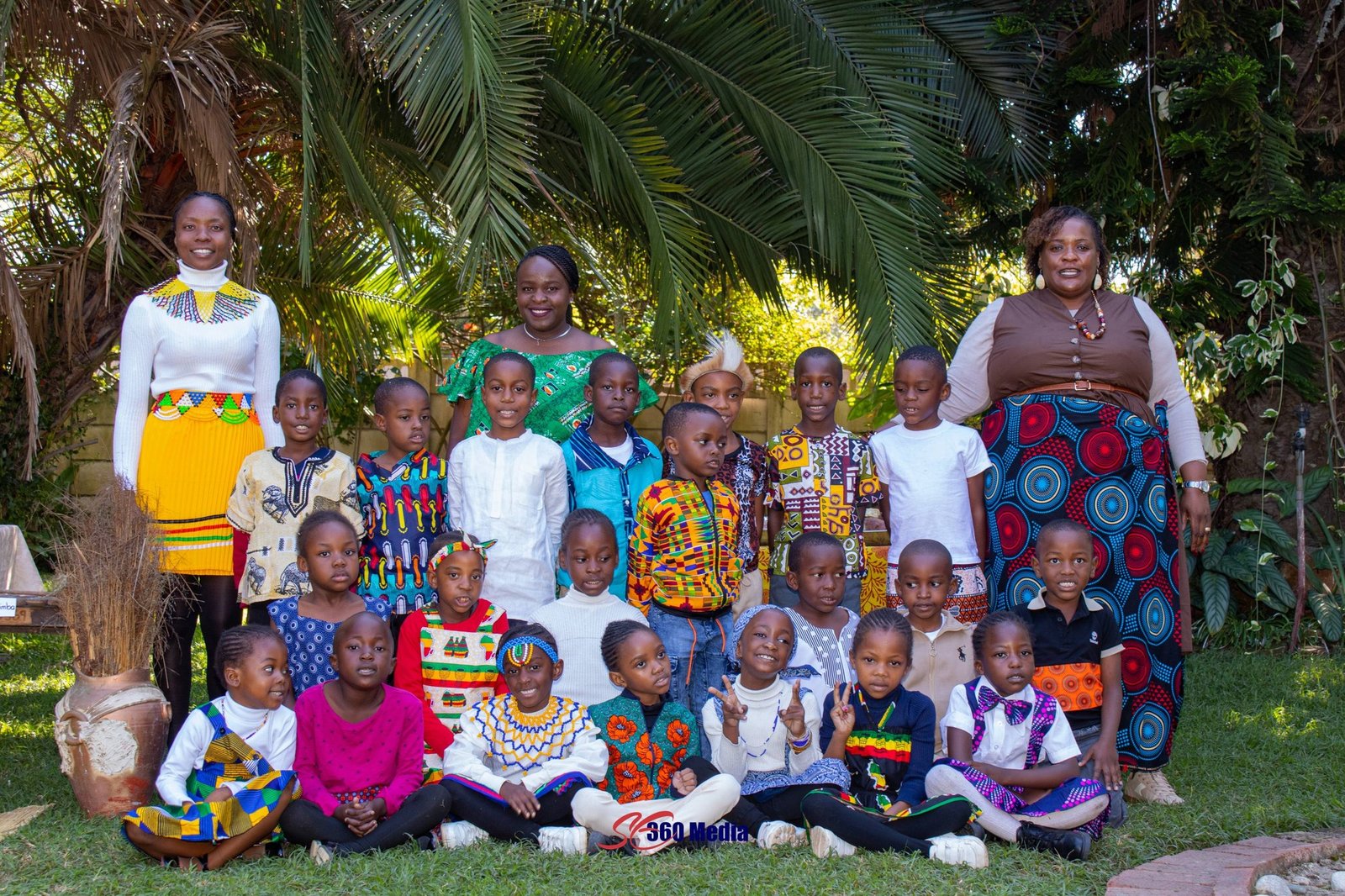 Culture Day - students and staff in traditional dress